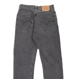 LEVI'S 501 Jeans Womens Grey Regular Straight W24 L26