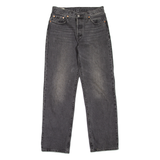 LEVI'S 501 BIG E Jeans Womens Grey Regular Straight Stone Wash W26 L30