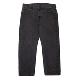 LEVI'S 505 Jeans Mens Grey Regular Straight W36 L30