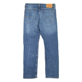 LEVI'S 513 Jeans Mens Blue Slim Straight Stone Wash W32 L30