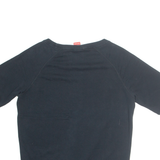 NIKE Short Sleeve Mens Sweatshirt Black Crew Neck M