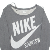 NIKE Womens Sweatshirt Grey M
