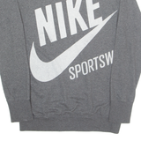 NIKE Womens Sweatshirt Grey M