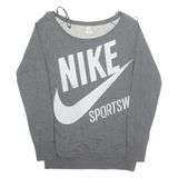 NIKE Womens Sweatshirt Grey M