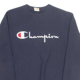 CHAMPION REVERSE WEAVE Mens Sweatshirt Blue Crew Neck M