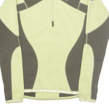 NIKE Womens Sweatshirt Green 1/4 Zip S