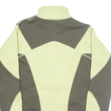 NIKE Womens Sweatshirt Green 1/4 Zip S