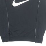 NIKE Mens Sweatshirt Black Crew Neck S