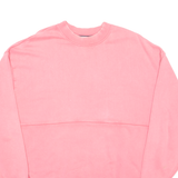 TOMMY HILFIGER Oversized Womens Sweatshirt Pink Crew Neck M