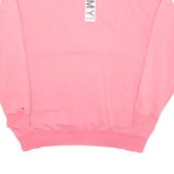 TOMMY HILFIGER Oversized Womens Sweatshirt Pink Crew Neck M