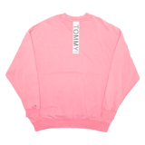 TOMMY HILFIGER Oversized Womens Sweatshirt Pink Crew Neck M