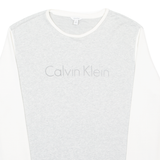 CALVIN KLEIN Mens Sweatshirt Grey Crew Neck L