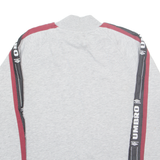 UMBRO Mens Sweatshirt Grey High Neck XS
