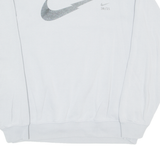 NIKE Womens Sweatshirt Grey Crew Neck M