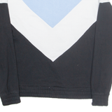 FILA Mens Sweatshirt Black 1/4 Zip L