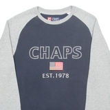 CHAPS Mens Sweatshirt Blue Crew Neck S