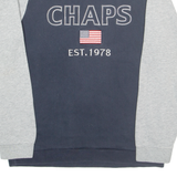 CHAPS Mens Sweatshirt Blue Crew Neck S