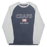 CHAPS Mens Sweatshirt Blue Crew Neck S