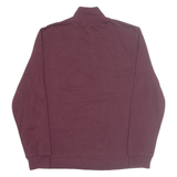 NAUTICA Mens Sweatshirt Maroon 1/4 Zip L