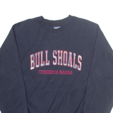 MV SPORT Bull Shoals Mens Sweatshirt Blue Crew Neck 90s USA M