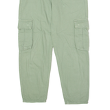 LEVI'S Cargo Womens Trousers Green Regular Tapered W30 L25