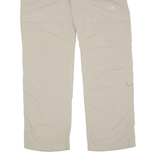 THE NORTH FACE Outdoor 2 in 1 Womens Trousers Beige Regular Straight Nylon W24 L30