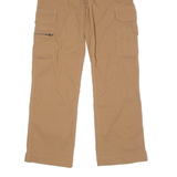 BELTUS Cargo Womens Trousers Brown Regular Straight W28 L29