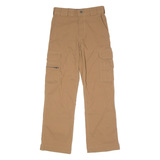 BELTUS Cargo Womens Trousers Brown Regular Straight W28 L29