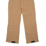 BELTUS Cargo Womens Trousers Brown Regular Straight W28 L29
