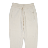 ADIDAS ORIGINALS Womens Joggers Cream Tapered UK 8 W28 L26