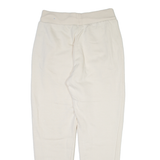 ADIDAS ORIGINALS Womens Joggers Cream Tapered UK 8 W28 L26