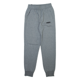 PUMA Mens Joggers Grey Tapered S W26 L30