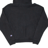 CHAMPION REVERSE WEAVE Womens Black Hoodie M