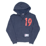 CHAMPION Mens Blue Hoodie S