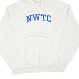 CHAMPION Wisconsin Mens Grey Hoodie USA L