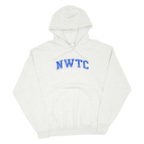 CHAMPION Wisconsin Mens Grey Hoodie USA L