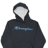 CHAMPION Mens Black Hoodie S