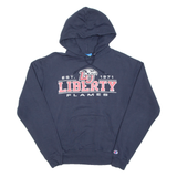 CHAMPION Mens Blue Hoodie USA M