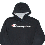 CHAMPION Mens Black Hoodie S