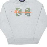 CHAMPION Mens Grey Hoodie M