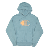 CHAMPION REVERSE WEAVE Womens Blue Hoodie M