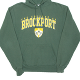 CHAMPION Mens Green Hoodie USA S