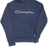 CHAMPION Mens Blue Hoodie S