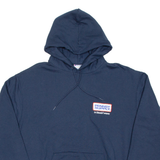 CHAMPION Mens Blue Hoodie USA L