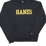 CHAMPION Mens Black Hoodie USA M