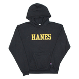 CHAMPION Mens Black Hoodie USA M