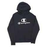 CHAMPION Womens Black Hoodie S