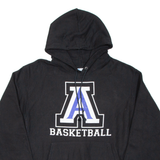 CHAMPION REVERSE WEAVE Mens Black Hoodie USA L