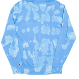 CHAMPION Tye-dye Mens Blue Hoodie S