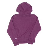 CHAMPION REVERSE WEAVE Womens Purple Hoodie XS
